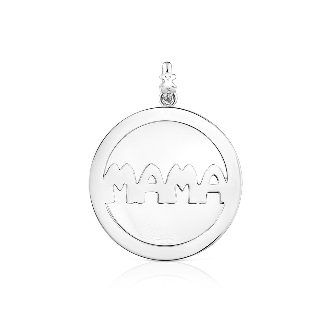 TOUS Sterling Silver Mama Pendant