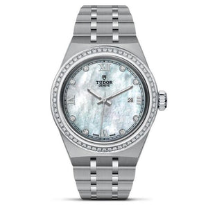 TUDOR Royal Stainless Steel Diamond Watch | Mother-of-Pearl Dial | 28mm | M28320-0001