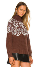 Tularosa Cayleen Fair Isle Sweater in Brown