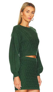 Tularosa Davina Sweater in Dark Green