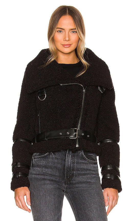 Tularosa Bailey Moto Jacket in Black