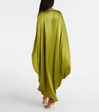 Taller Marmo Azores gathered silk satin kaftan