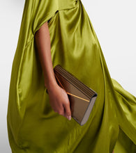 Taller Marmo Azores gathered silk satin kaftan