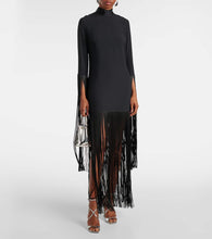 Taller Marmo Chicago fringed cr√É¬™pe minidress