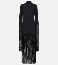 Taller Marmo Chicago fringed cr√É¬™pe minidress