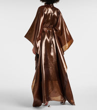 Taller Marmo Cigar belted wool-blend kaftan