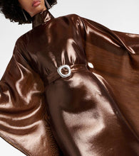 Taller Marmo Cigar belted wool-blend kaftan