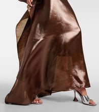 Taller Marmo Cigar belted wool-blend kaftan