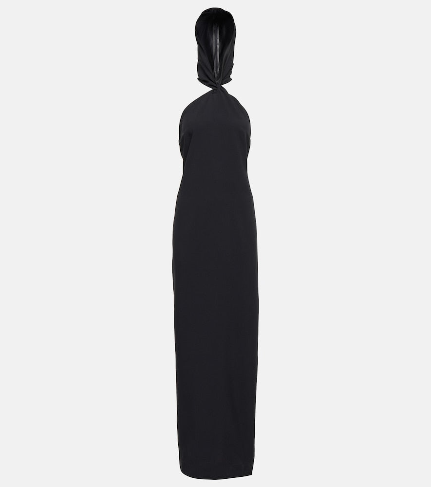 Taller Marmo Diablo halterneck  maxi dress. Taller Marmo Diablo 挂脖超长连衣裙