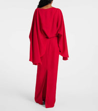 Taller Marmo Eolia cr√É¬™pe cady gown
