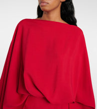 Taller Marmo Eolia cr√É¬™pe cady gown