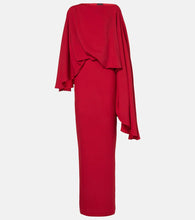 Taller Marmo Eolia cr√É¬™pe cady gown