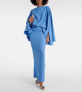 Taller Marmo Eolia crêpe cady gown