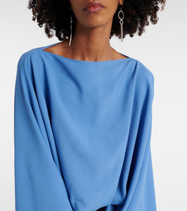 Taller Marmo Eolia crêpe cady gown