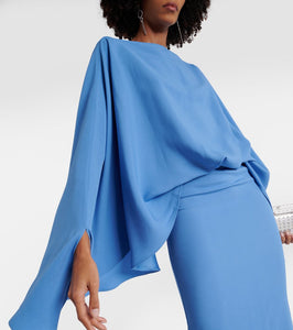 Taller Marmo Eolia crêpe cady gown
