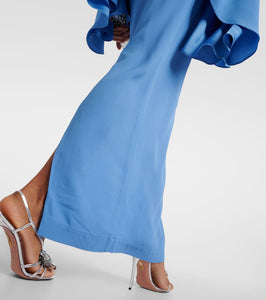 Taller Marmo Eolia crêpe cady gown