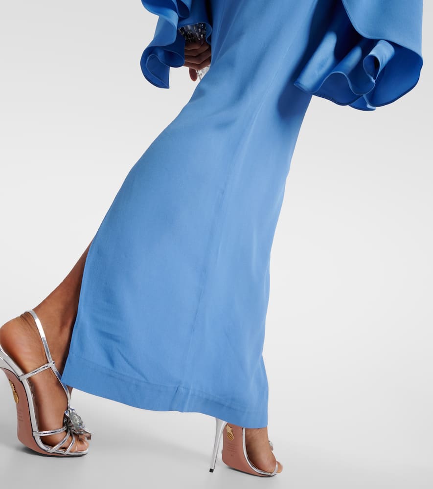Taller Marmo Eolia crêpe cady gown