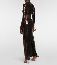 Taller Marmo Eva sequined maxi skirt