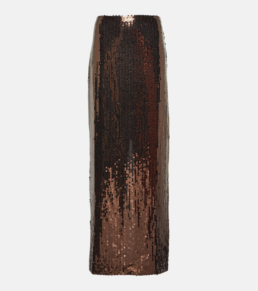 Taller Marmo Eva sequined maxi skirt - Taller Marmo Eva 亮片长裙