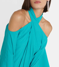 Taller Marmo Fringed cutout crêpe kaftan