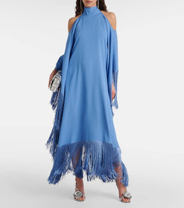 Taller Marmo Fringed cutout kaftan