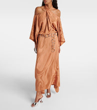 Taller Marmo Mambo Psychedelia satin kaftan