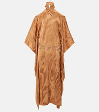 Taller Marmo Mambo Psychedelia satin kaftan. Taller Marmo Mambo 迷幻缎面长罩衫裙