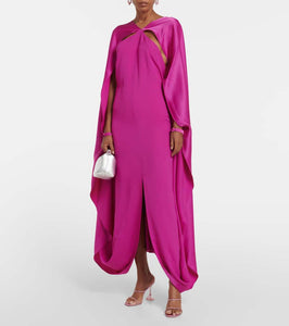 Taller Marmo Murcielago crêpe gown