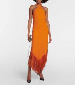 Taller Marmo Nina fringed maxi dress