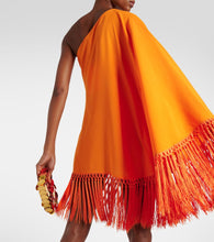 Taller Marmo One-shoulder crêpe minidress