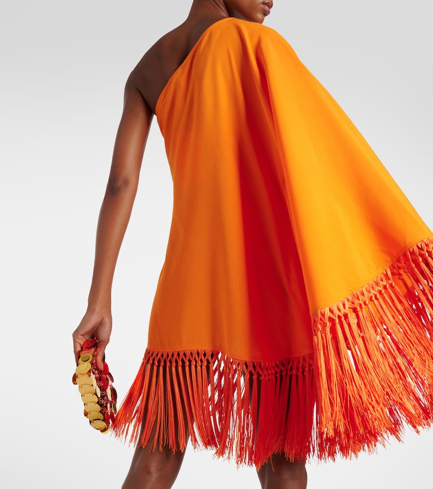 Taller Marmo One-shoulder crêpe minidress