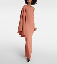Taller Marmo Sifnos one-shoulder  cady gown