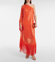 Taller Marmo Spritz Disco sequined maxi dress