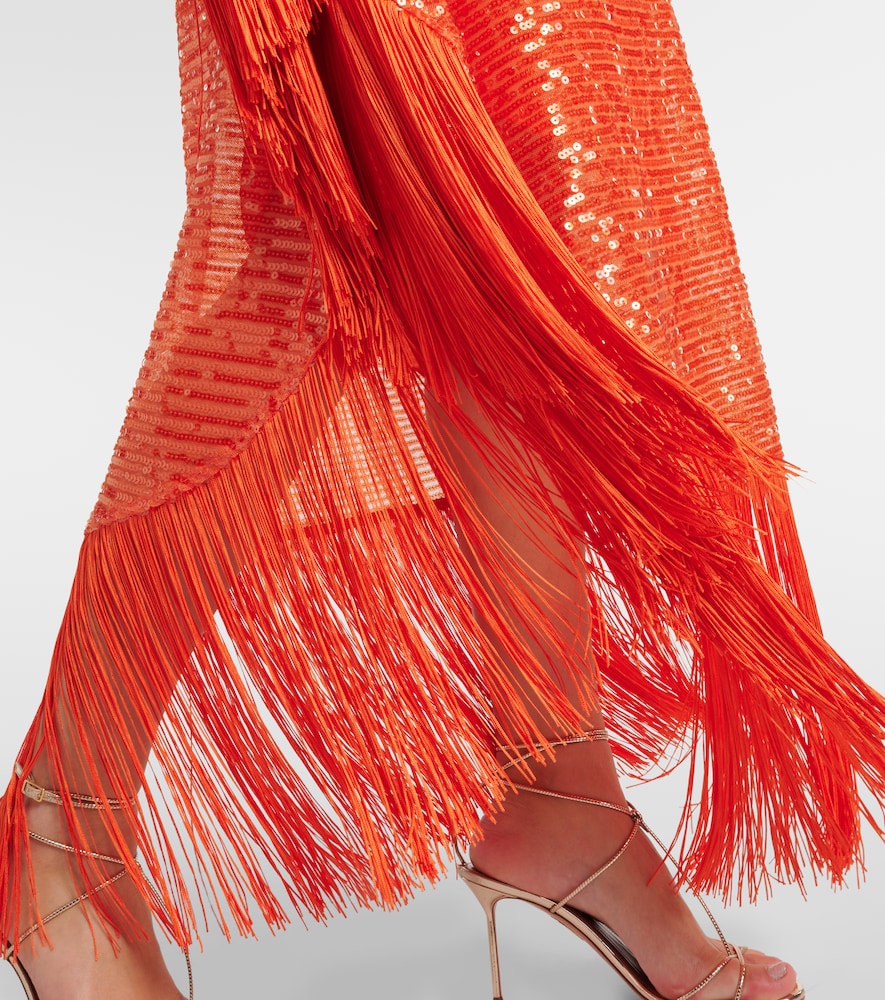 Taller Marmo Spritz Disco sequined maxi dress