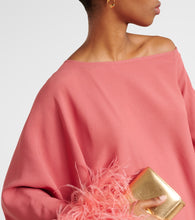 Taller Marmo Ubud Extravaganza feather-trimmed gown