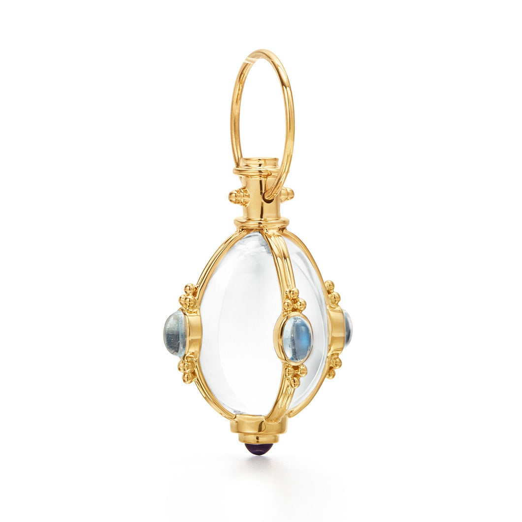Temple St. Clair 18k Yellow Gold Blue Moon Amulet - Medium