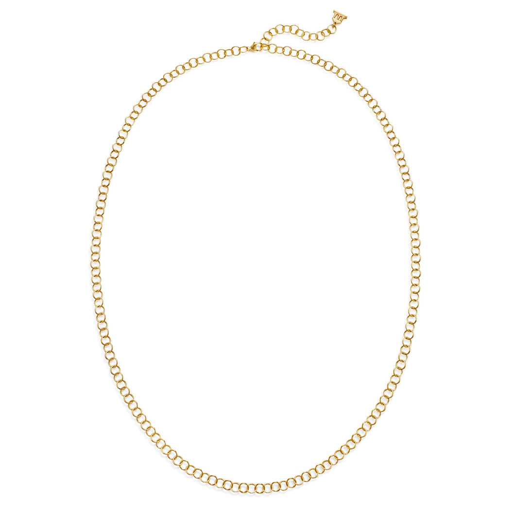 Temple St. Clair 18k Yellow Gold Classic Round Chain Necklace 6.4mm - 32 Inches
