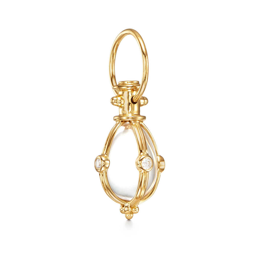 Temple St. Clair 18k Yellow Gold Diamond Classic Amulet - Small