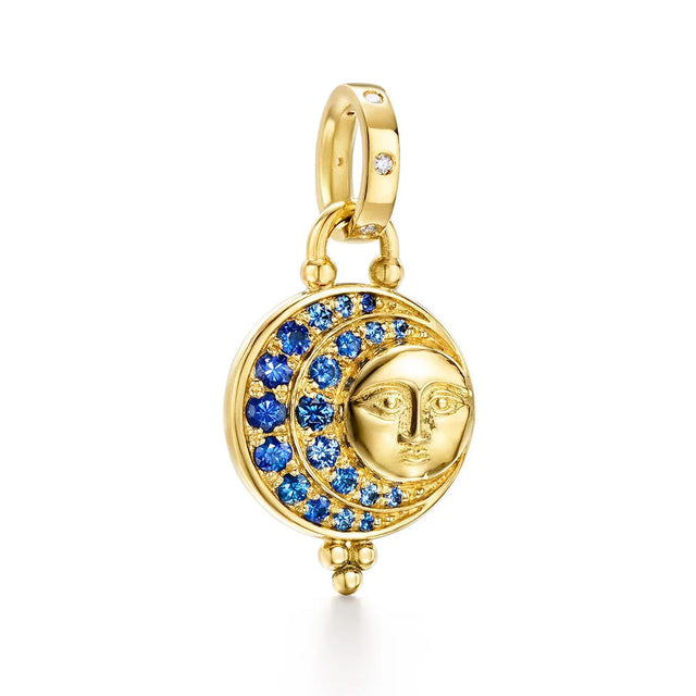 Temple St. Clair 18k Yellow Gold Lunar Eclipse Pendant