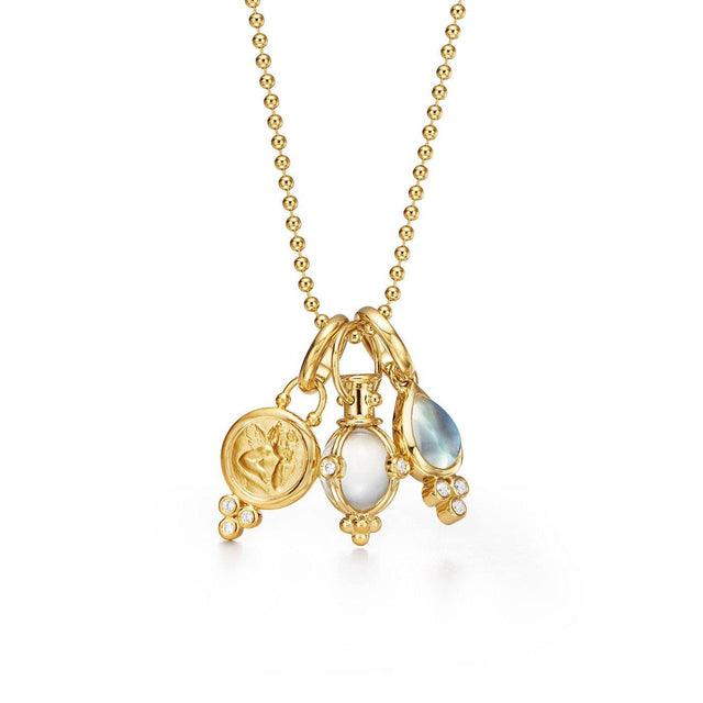 Temple St. Clair 18k Yellow Gold Signature Charm Necklace