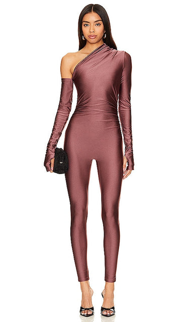 The Andamane Olimpia Jumpsuit in Mauve - La combinaison Andamane Olimpia en mauve - Andamane Olimpia 紫红色连身裤 - Der Andamane Olimpia Jumpsuit in Mauve - Mauve 소재의 Andamane Olimpia 점프수트 - La tuta Andamane Olimpia in malva