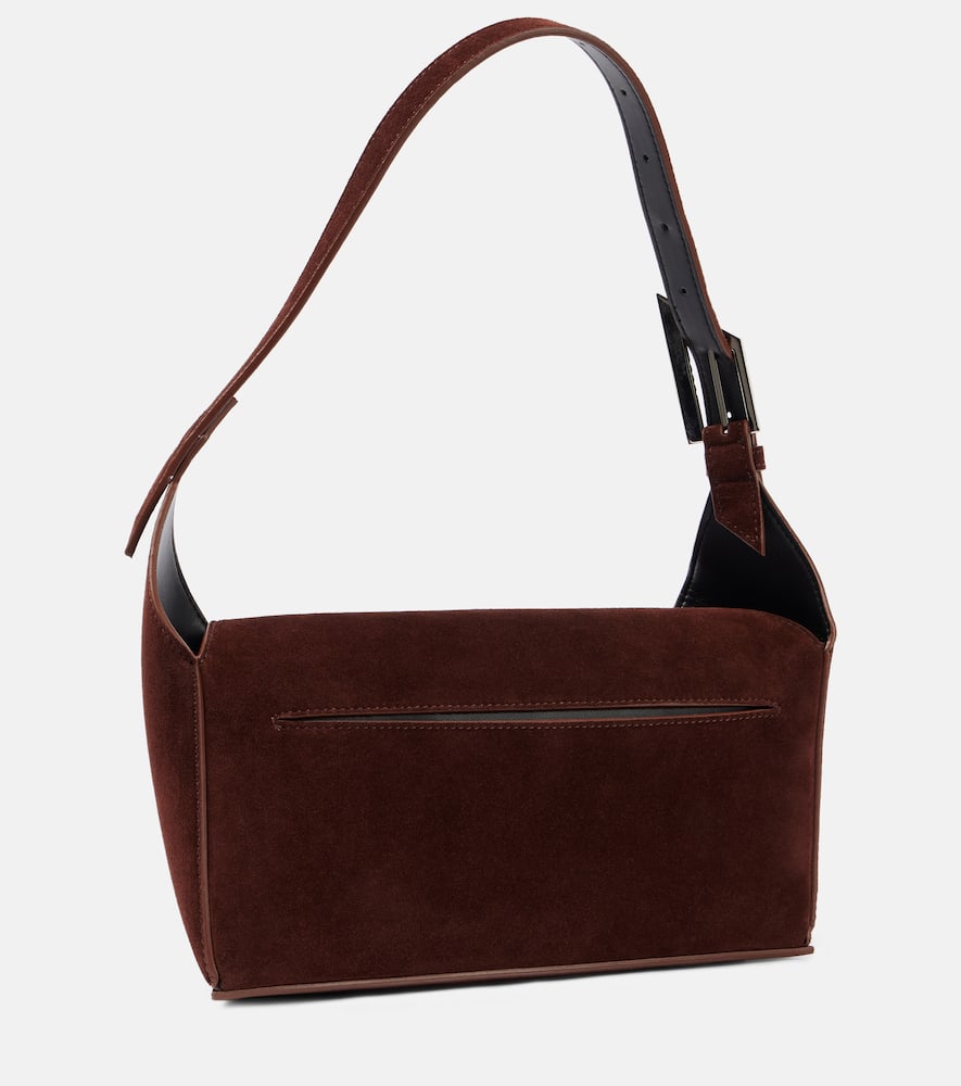 The Attico 7/7 suede shoulder bag