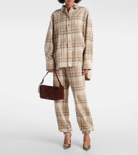 The Attico 7/7 suede shoulder bag