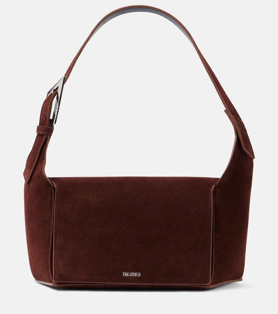 The Attico 7/7 suede shoulder bag. Shop The Attico Shoulder Bags for women now.