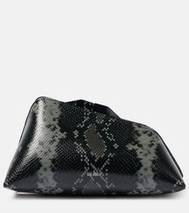 The Attico 8:30 PM snake-print leather clutch. Shop The Attico Clutches for women now.