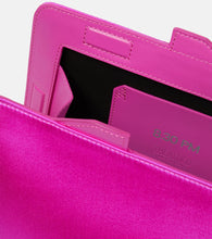 The Attico 8.30 PM silk-blend clutch
