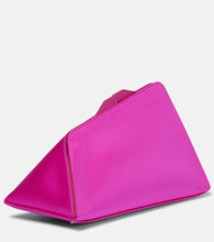 The Attico 8.30 PM silk-blend clutch