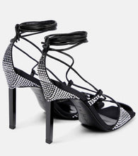 The Attico Adele embellished sandals