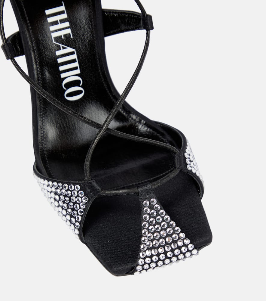 The Attico Adele embellished sandals