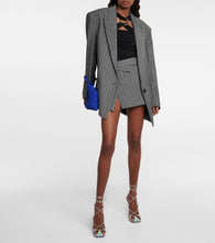 The Attico Adele metallic leather sandals